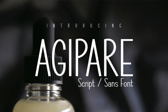 Agipare: A Bold Handwritten Font