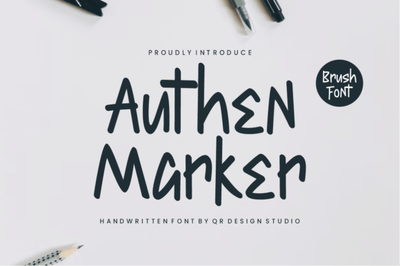Authen Marker: A Handwritten Font for Web Design