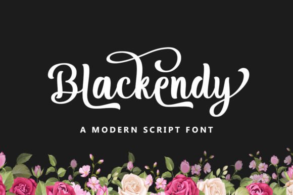 Blackendy: A Sweet Handwritten Font