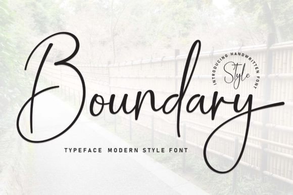 Boundary Font: Timeless Handwriting for Creative Projects