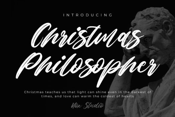 Christmas Philosopher Font Review