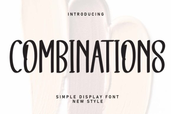 Combinations: A Sweet Script Font