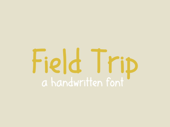 Field Trip: A Handwritten Font for Business