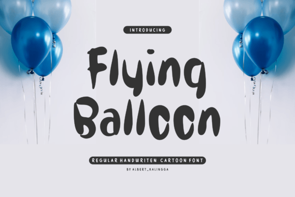 Flying Balloon: A Bold Font for Creative Projects