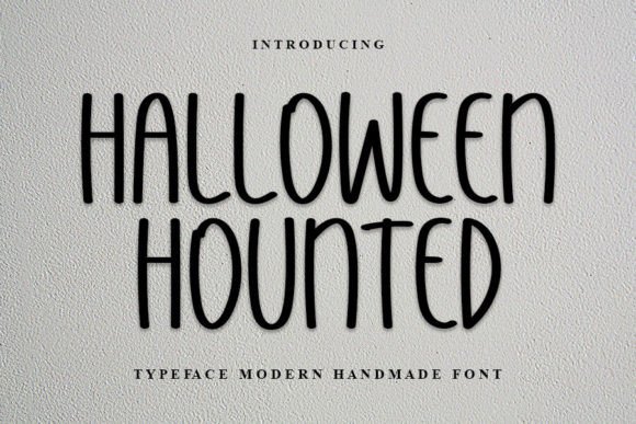 Halloween Hounted: A Stylish Handwritten Font