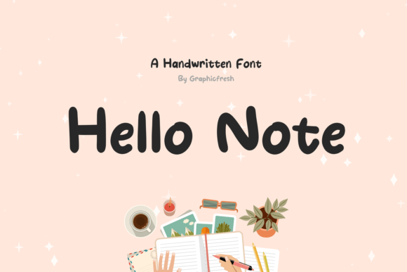 Hello Note: A Fresh Handwritten Font