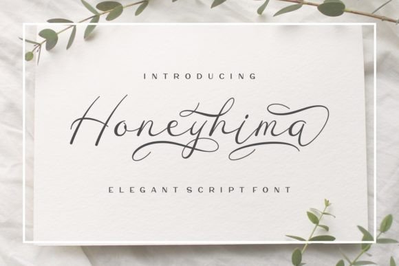 Honeyhima: A Graceful Script Font for Web Design
