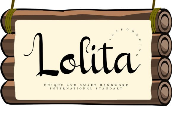 Lolita Font: Elegant Script for Digital Marketing
