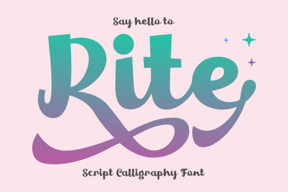 Rite: A Script Font for Real Projects