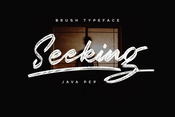 Seeking: A Handwritten Brush Font for Creative Branding