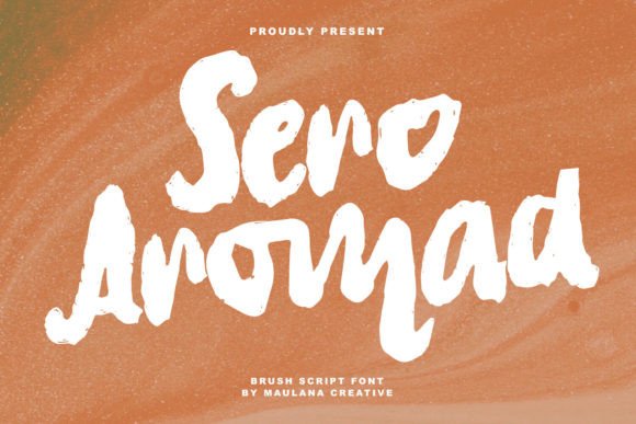 Sero Aromad: A Brush Script for Branding