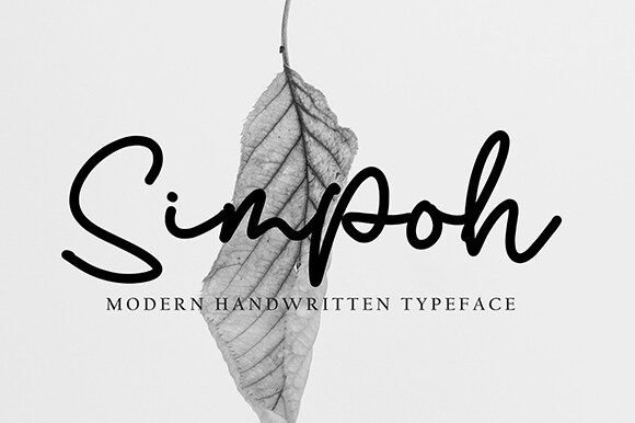 Simpoh: A Handwritten Font for Web Design