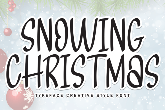 Snowing Christmas Font Review