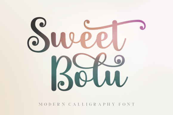 Sweet Bolu Font for Business