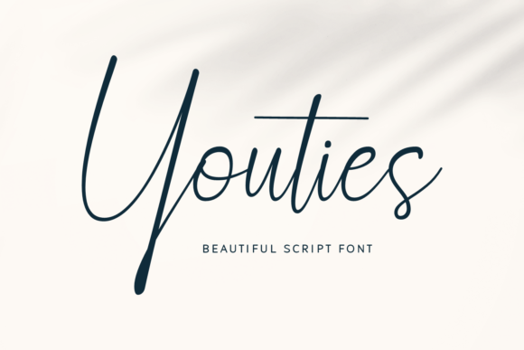 Youties: A Graceful Script Font for Campaigns